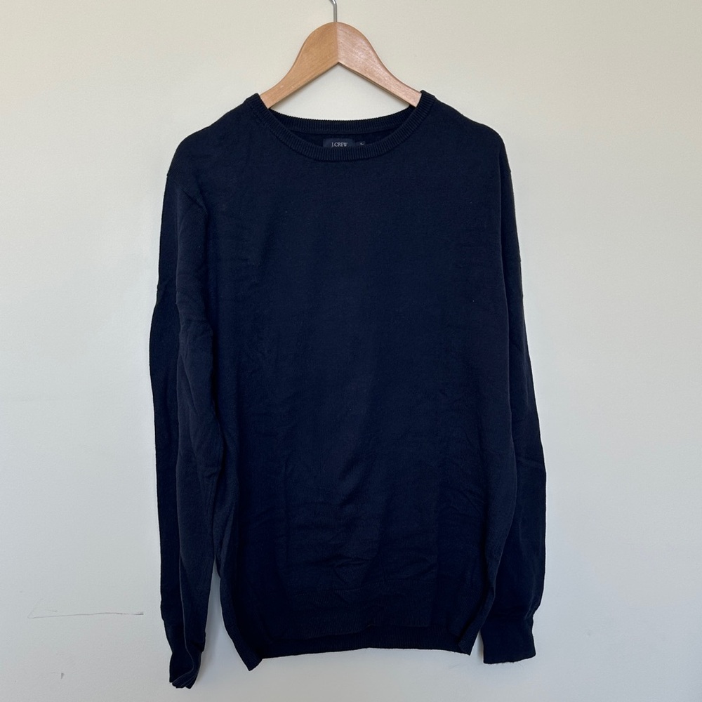 Men's J Crew Navy Blue Sweater